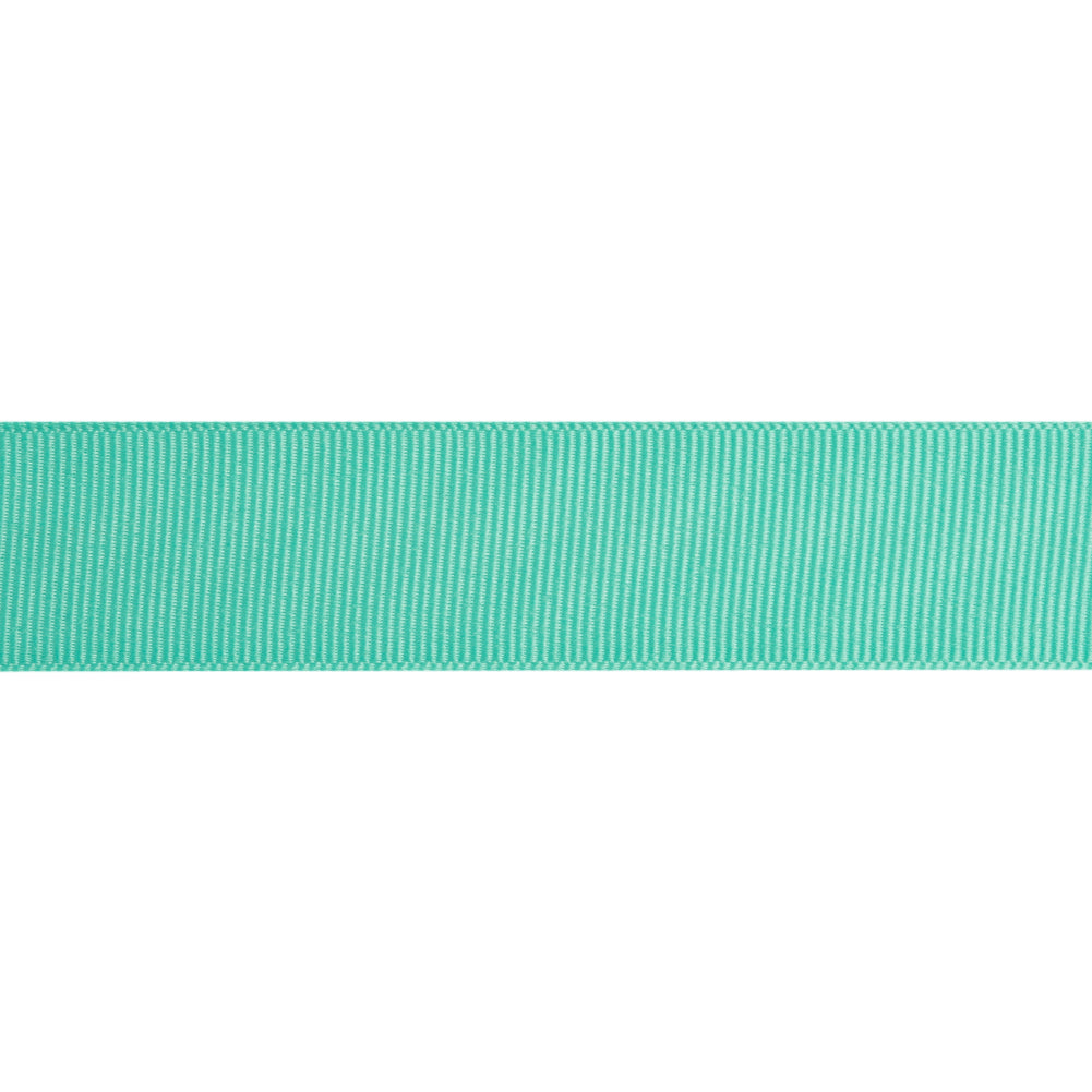 Grosgrain Ribbon - 25mm - Light Turquoise - Folded Grosgrain Ribbon - 25mm - Light Turquoise - Folded