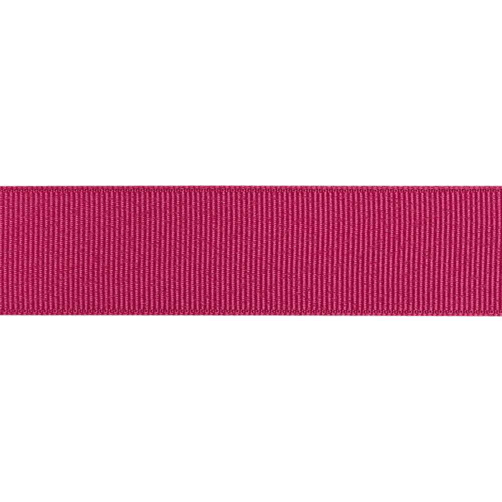 Grosgrain Ribbon - 25mm - Fuchsia - Folded Grosgrain Ribbon - 25mm - Fuchsia - Folded