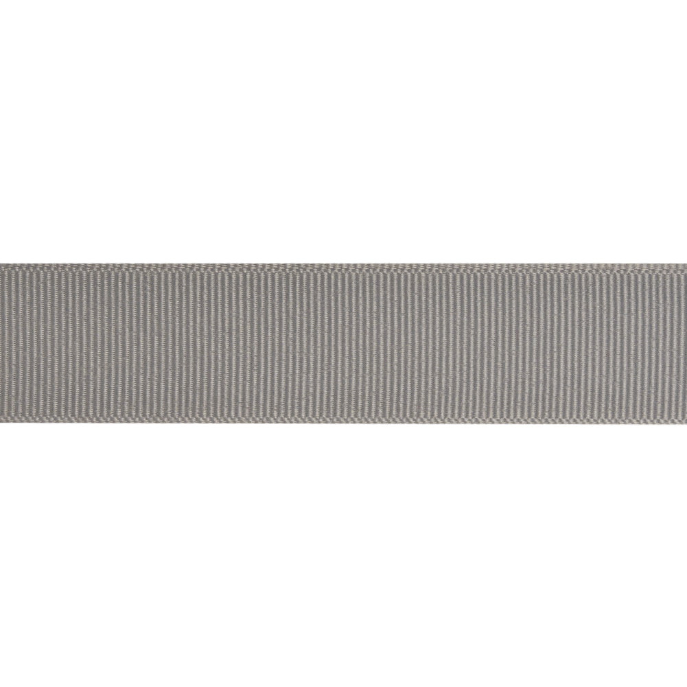 Grosgrain Ribbon - 23mm - Grey - Folded Grosgrain Ribbon - 23mm - Grey - Folded