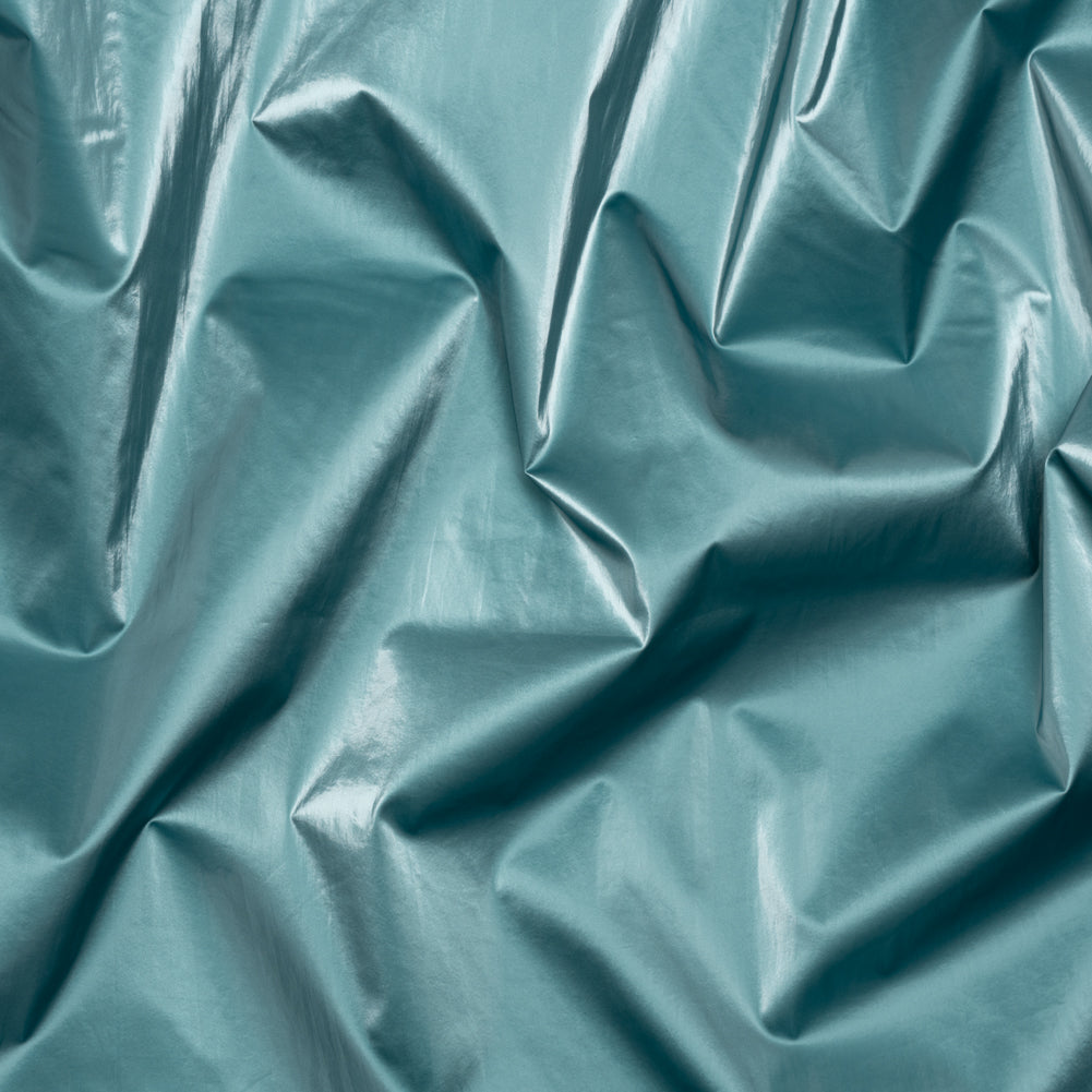 Faux Tyvek - Metallic Aqua - Greta Collection Faux Tyvek - Metallic Aqua - Greta Collection