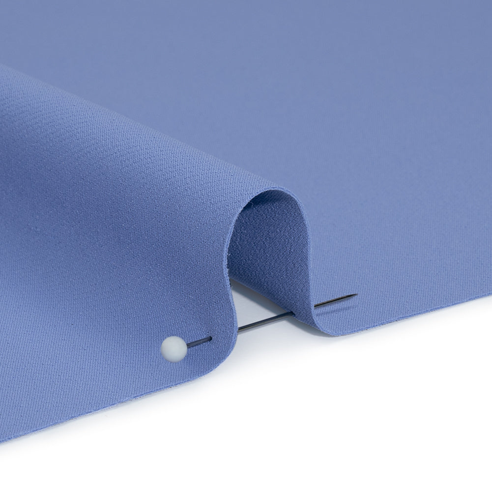 Stretch Creped Polyester Twill - Periwinkle - Deadstock - Detail Stretch Creped Polyester Twill - Periwinkle - Deadstock - Detail