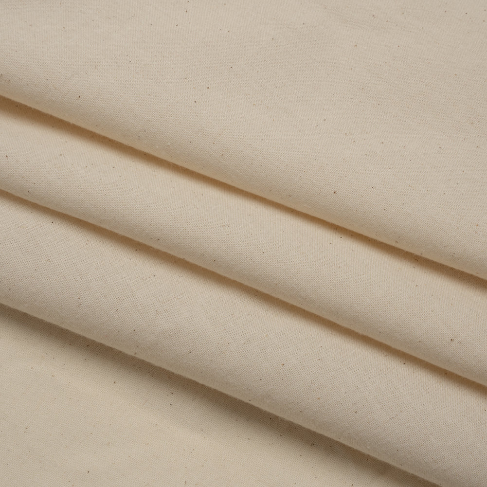 Heavy Cotton Muslin 5-yard Bundle - Pristine Beige 50" - Folded Heavy Cotton Muslin 5-yard Bundle - Pristine Beige 50" - Folded