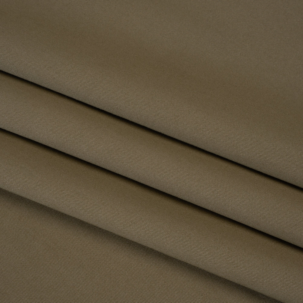 Carbon Brushed Stretch Khaki Twill - Taupe - Averill Collection - Folded Carbon Brushed Stretch Khaki Twill - Taupe - Averill Collection - Folded