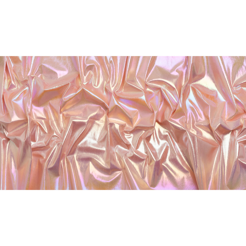 Crinkled Metallic Faux Leather - Pink and Yellow Ombre - Adriana Collection - Full - Image 5 of 6 Crinkled Metallic Faux Leather - Pink and Yellow Ombre - Adriana Collection - Full - Image 5 of 6
