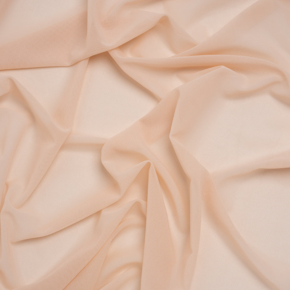 Nylon Stretch Mesh - Pale Beige - Bernetta Collection Drape Nylon Stretch Mesh - Pale Beige - Bernetta Collection Drape