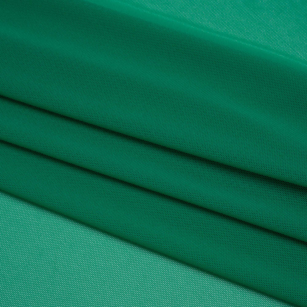 Nylon Stretch Mesh - Kelly Green - Bernetta Collection - Detail Nylon Stretch Mesh - Kelly Green - Bernetta Collection - Detail