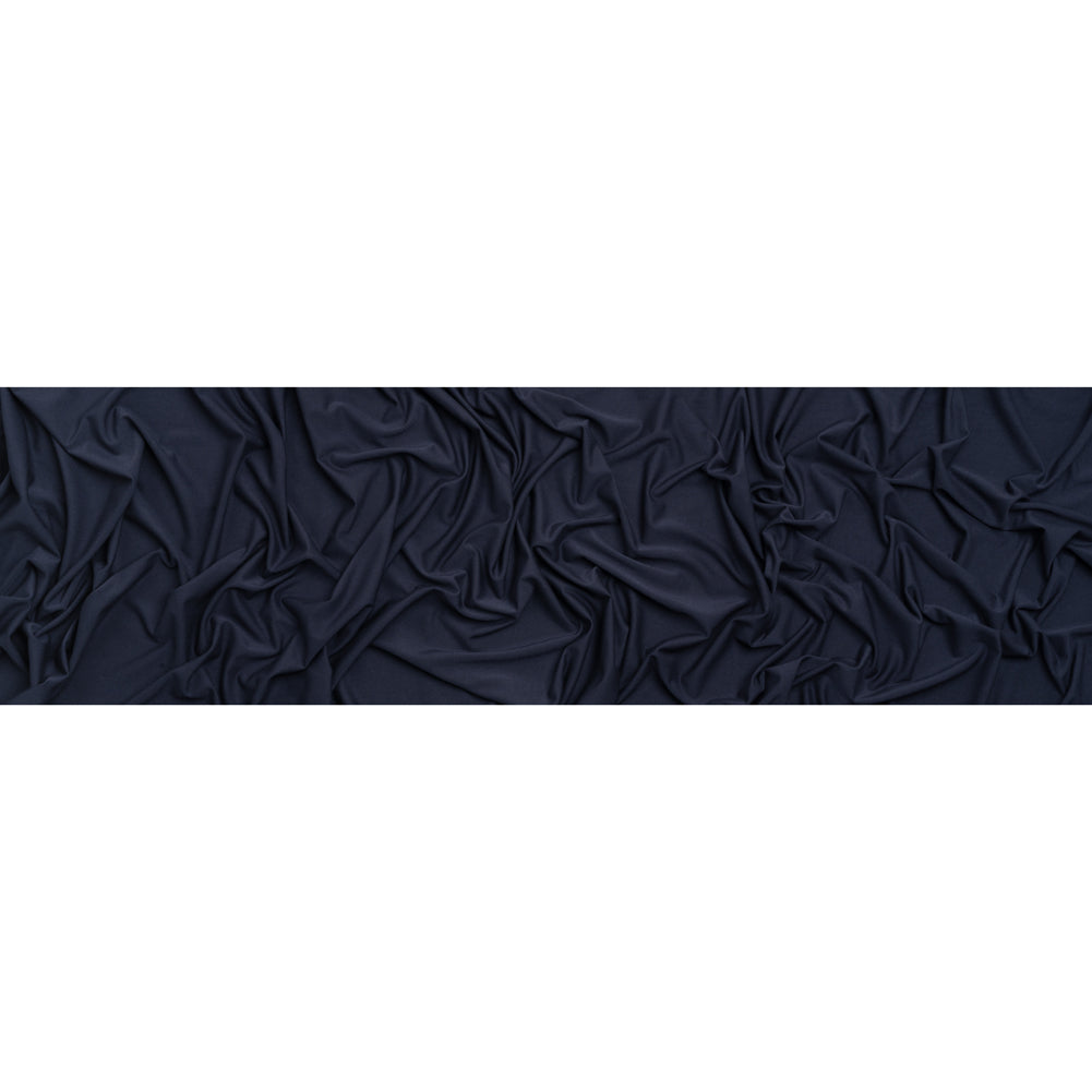 Stretch Bamboo Jersey - Navy - Willow Collection - Full Stretch Bamboo Jersey - Navy - Willow Collection - Full