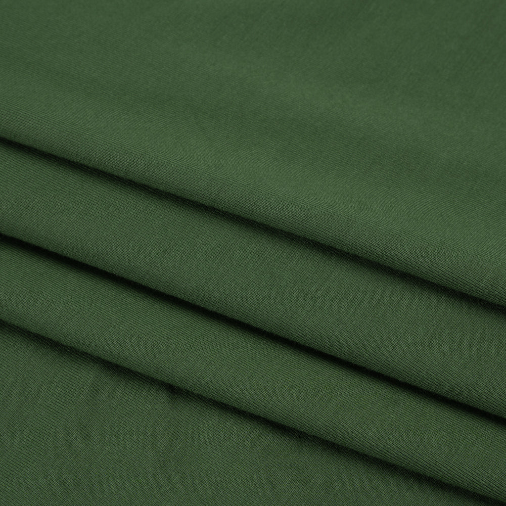 Stretch Bamboo Jersey - Green - Willow Collection - Folded Stretch Bamboo Jersey - Green - Willow Collection - Folded