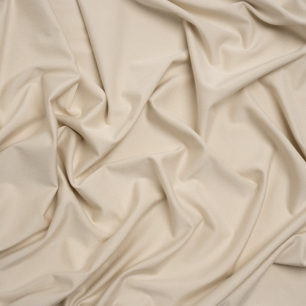 Stretch Bamboo Jersey - Pale Beige - Willow Collection Stretch Bamboo Jersey - Pale Beige - Willow Collection