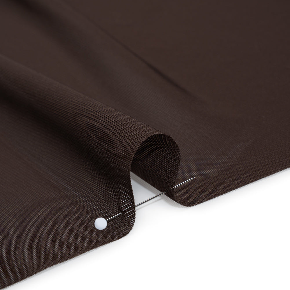 Nylon Stretch Mesh - Chocolate - Deadstock - Detail Nylon Stretch Mesh - Chocolate - Deadstock - Detail