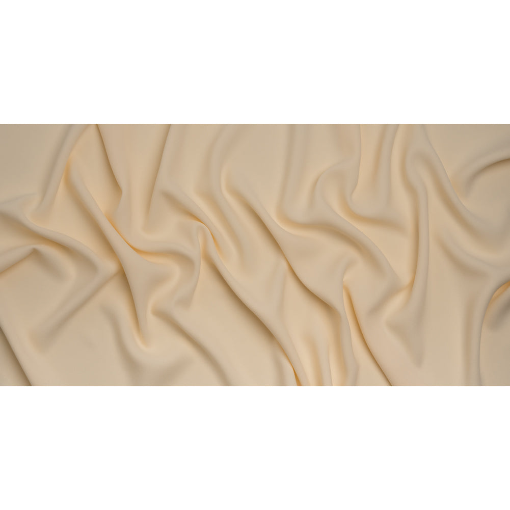 Stretch Polyester Crepe by Alex Perry - Cream - Designer Deadstock - Full Stretch Polyester Crepe by Alex Perry - Cream - Designer Deadstock - Full