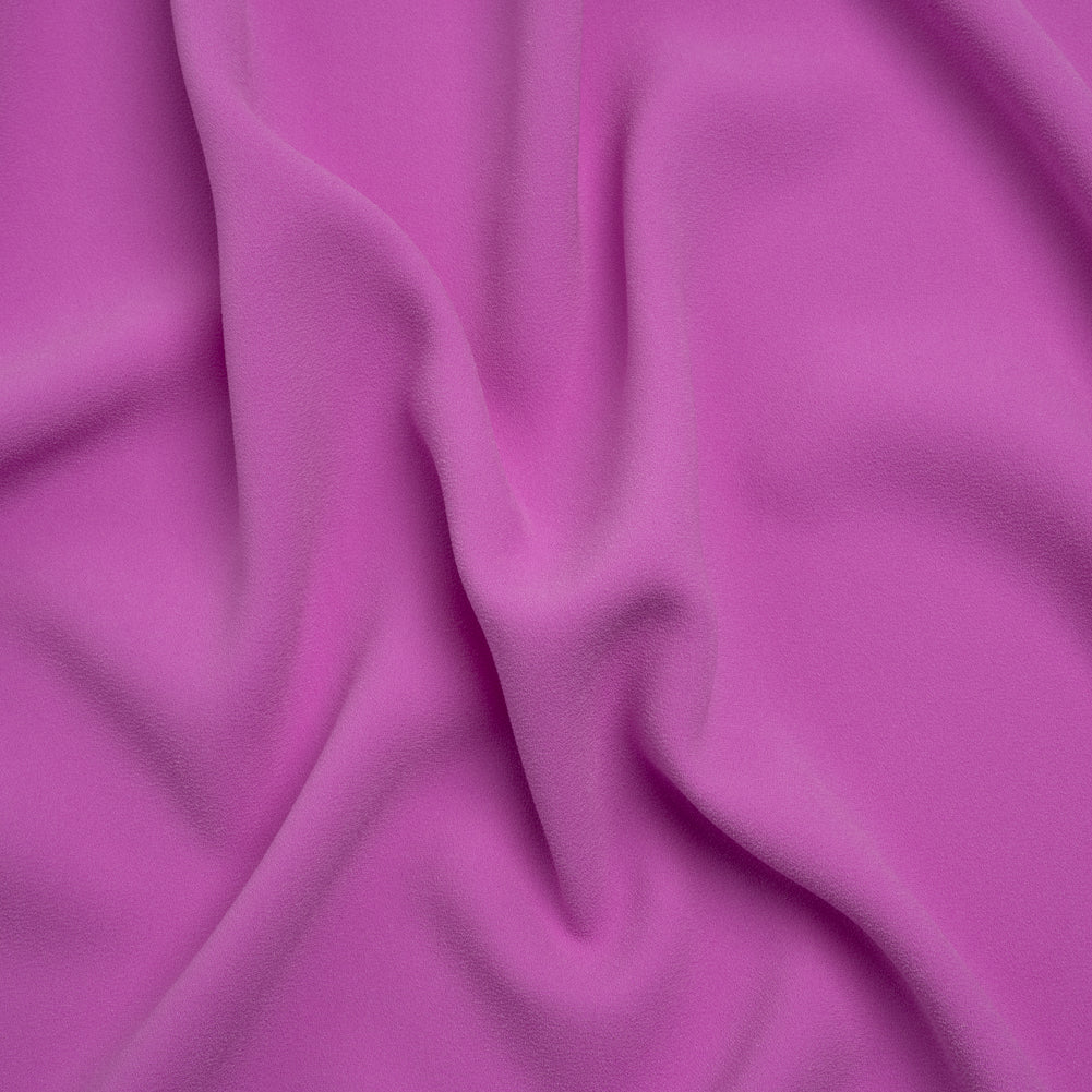 Stretch Polyester Crepe by Alex Perry - Orchid - Designer Deadstock Stretch Polyester Crepe by Alex Perry - Orchid - Designer Deadstock