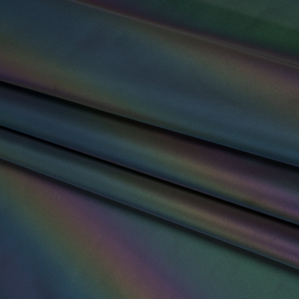 Reflective Spandex Knit with 4-Way Stretch - Rainbow Folded Reflective Spandex Knit with 4-Way Stretch - Rainbow Folded