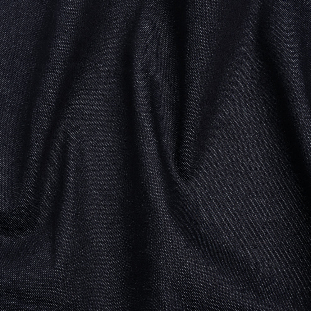 Lightweight Rigid Cotton Denim Twill - Indigo - Deadstock Lightweight Rigid Cotton Denim Twill - Indigo - Deadstock
