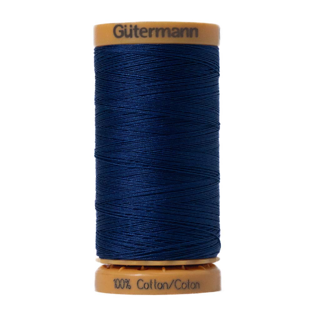 Gutermann Natural Cotton Thread 250m - 6340 Bright Navy Gutermann Natural Cotton Thread 250m - 6340 Bright Navy