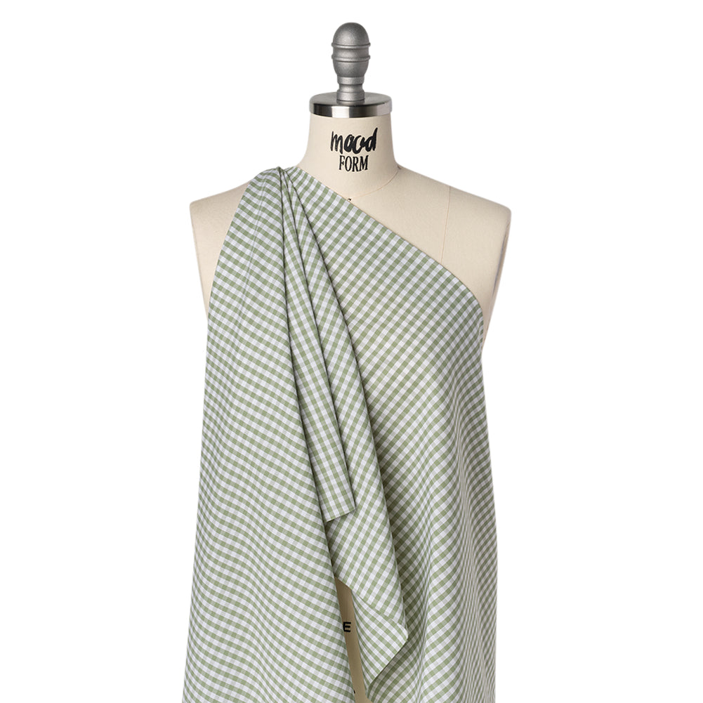 Cotton Gingham 0.25" - Sage - Londrina Collection Drape Cotton Gingham 0.25" - Sage - Londrina Collection Drape