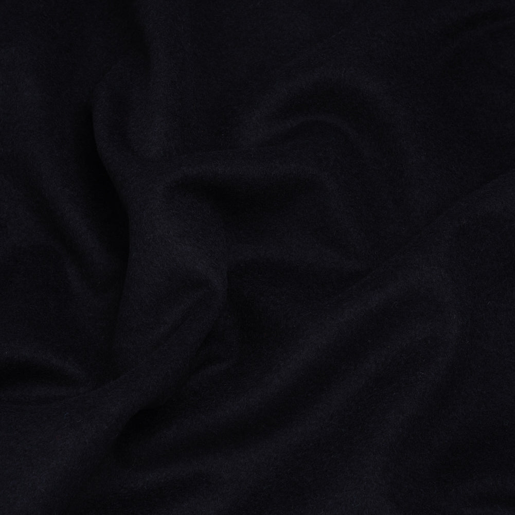 Brushed Wool Blend Coating - Midnight Navy - Deadstock Brushed Wool Blend Coating - Midnight Navy - Deadstock