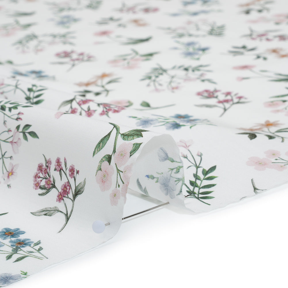 Liberty Fabrics Tana Lawn® - Annie Light Pink - Pink, White and Green Scattered Wildflowers - Full - Image 4 of 6 Liberty Fabrics Tana Lawn® - Annie Light Pink - Pink, White and Green Scattered Wildflowers - Full - Image 4 of 6