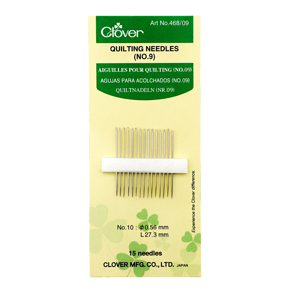 Clover Quilting Needles - Size 9 - 15 ct Clover Quilting Needles - Size 9 - 15 ct