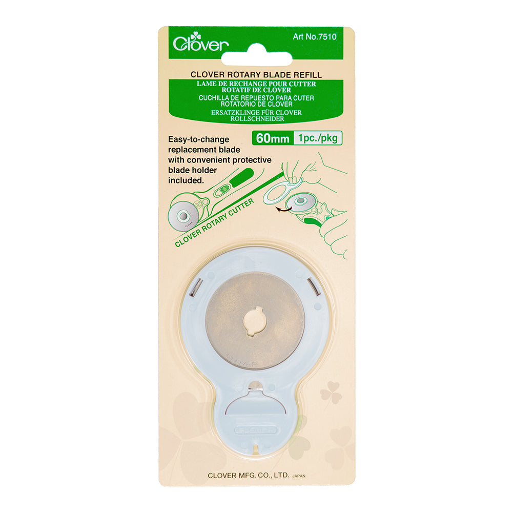 Clover Rotary Cutter Blade Refill - 60mm - 1 ct Clover Rotary Cutter Blade Refill - 60mm - 1 ct