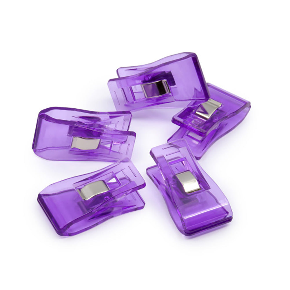 Dritz Fabric Clips - Purple - 12ct - Folded Dritz Fabric Clips - Purple - 12ct - Folded
