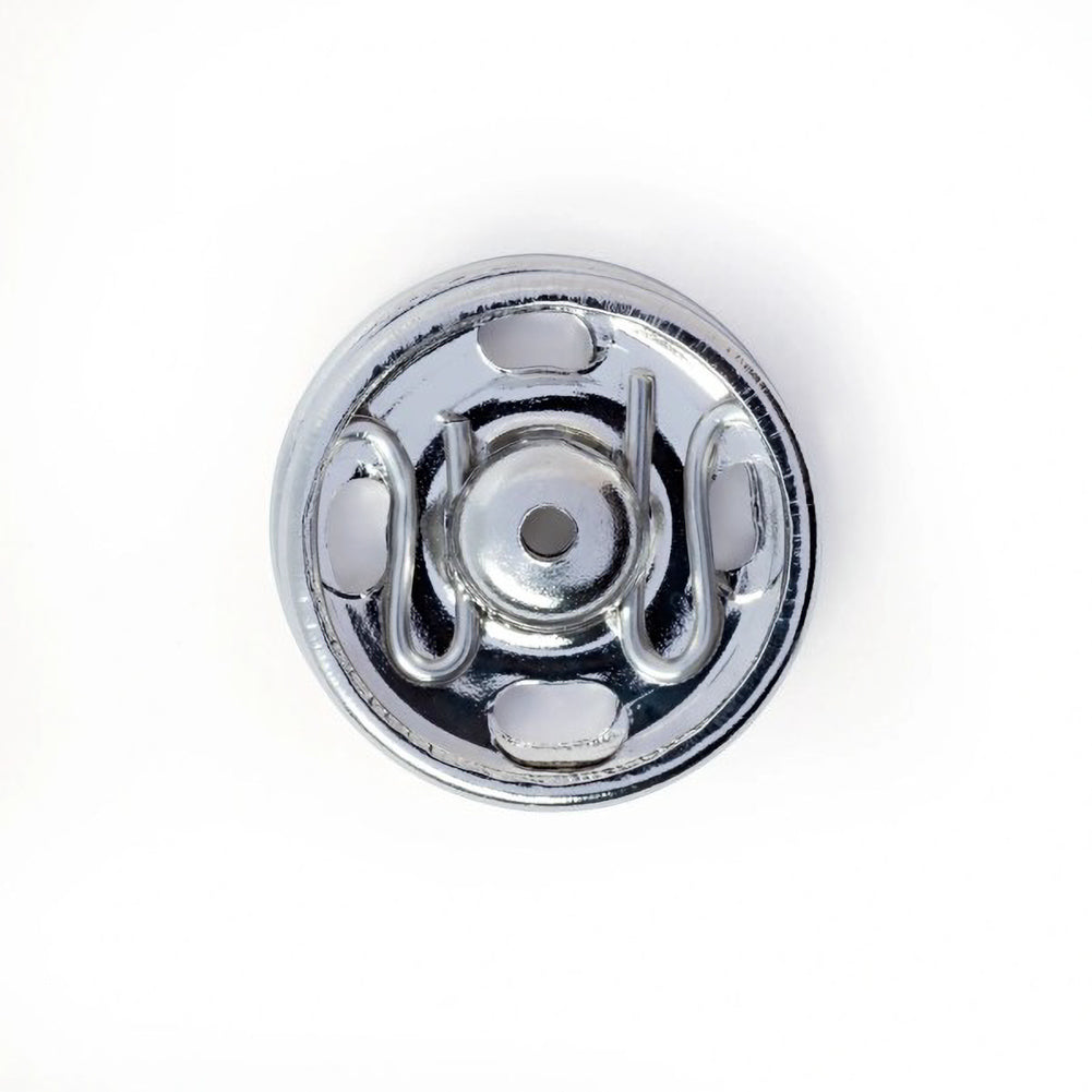 Prym Sew-On Snap Fasteners - Silver Brass 13mm - 6 ct Folded Prym Sew-On Snap Fasteners - Silver Brass 13mm - 6 ct Folded