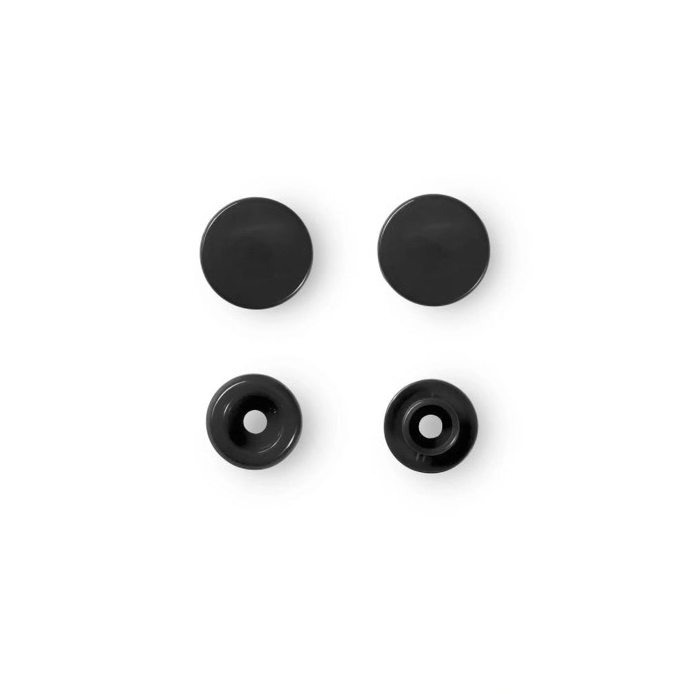Prym Color Snaps - Black 12.4mm - 30pc Folded Prym Color Snaps - Black 12.4mm - 30pc Folded