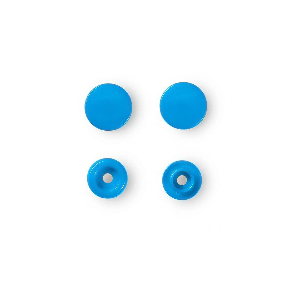 Prym Color Snaps - Steel Blue 12.4mm - 30pc Folded Prym Color Snaps - Steel Blue 12.4mm - 30pc Folded