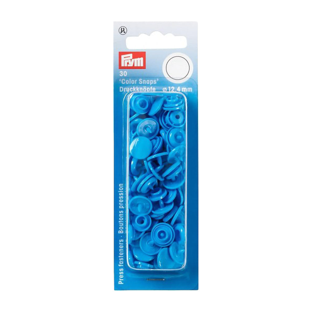 Prym Color Snaps - Steel Blue 12.4mm - 30pc Prym Color Snaps - Steel Blue 12.4mm - 30pc