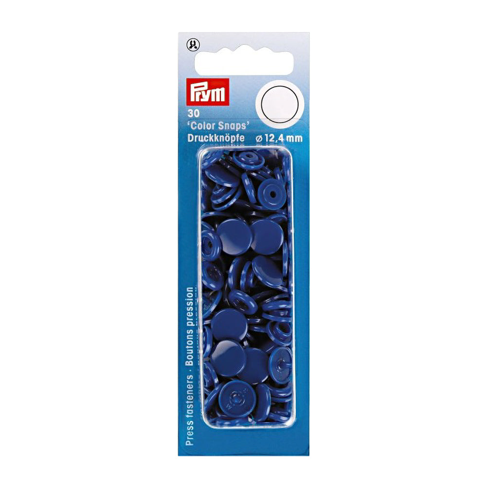 Prym Color Snaps - Royal Blue 12.4mm - 30pc Prym Color Snaps - Royal Blue 12.4mm - 30pc