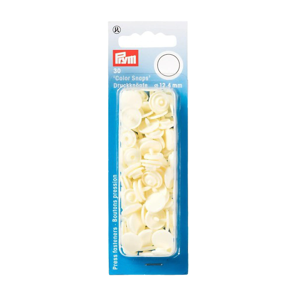 Prym Color Snaps - Pearl 12.4mm - 30pc Prym Color Snaps - Pearl 12.4mm - 30pc