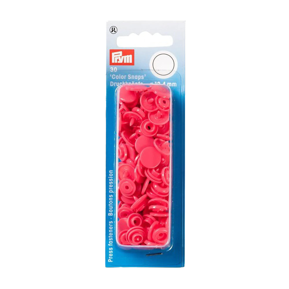 Prym Color Snaps - Raspberry Pink 12.4mm - 30pc Prym Color Snaps - Raspberry Pink 12.4mm - 30pc