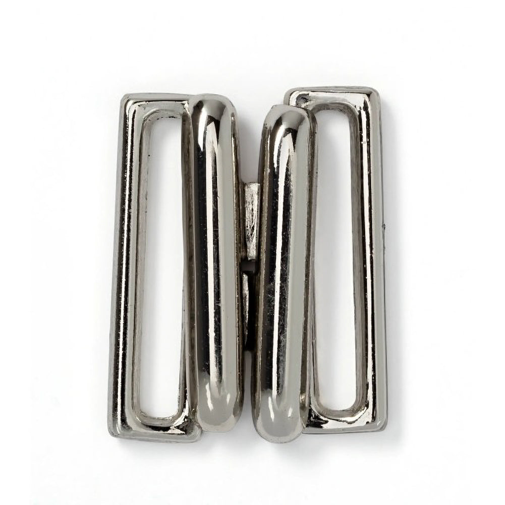 Prym Bikini and Belt Clasp - Silver Metal - 20mm - Detail Prym Bikini and Belt Clasp - Silver Metal - 20mm - Detail