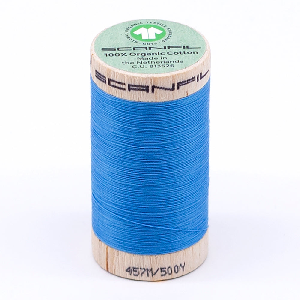 SCANFIL® 50wt Organic Pima Cotton Thread 500 yds - 4867 Swim Cap SCANFIL® 50wt Organic Pima Cotton Thread 500 yds - 4867 Swim Cap