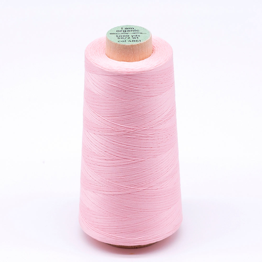 SCANFIL® 50wt Organic Pima Cotton Thread 5000 yd Cones - 4861 Cristal Rose SCANFIL® 50wt Organic Pima Cotton Thread 5000 yd Cones - 4861 Cristal Rose