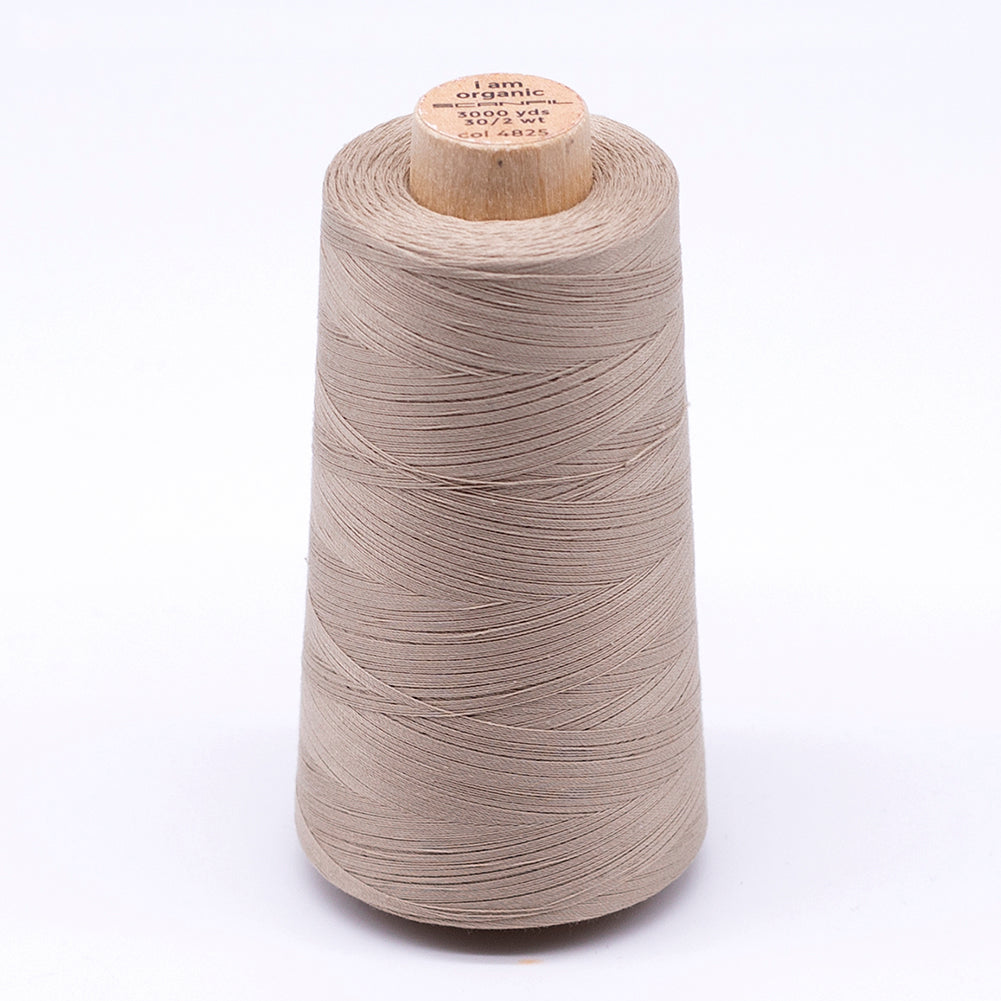 SCANFIL® 30wt Organic Pima Cotton Thread 3000 yd Cone - 4825 Crockery SCANFIL® 30wt Organic Pima Cotton Thread 3000 yd Cone - 4825 Crockery