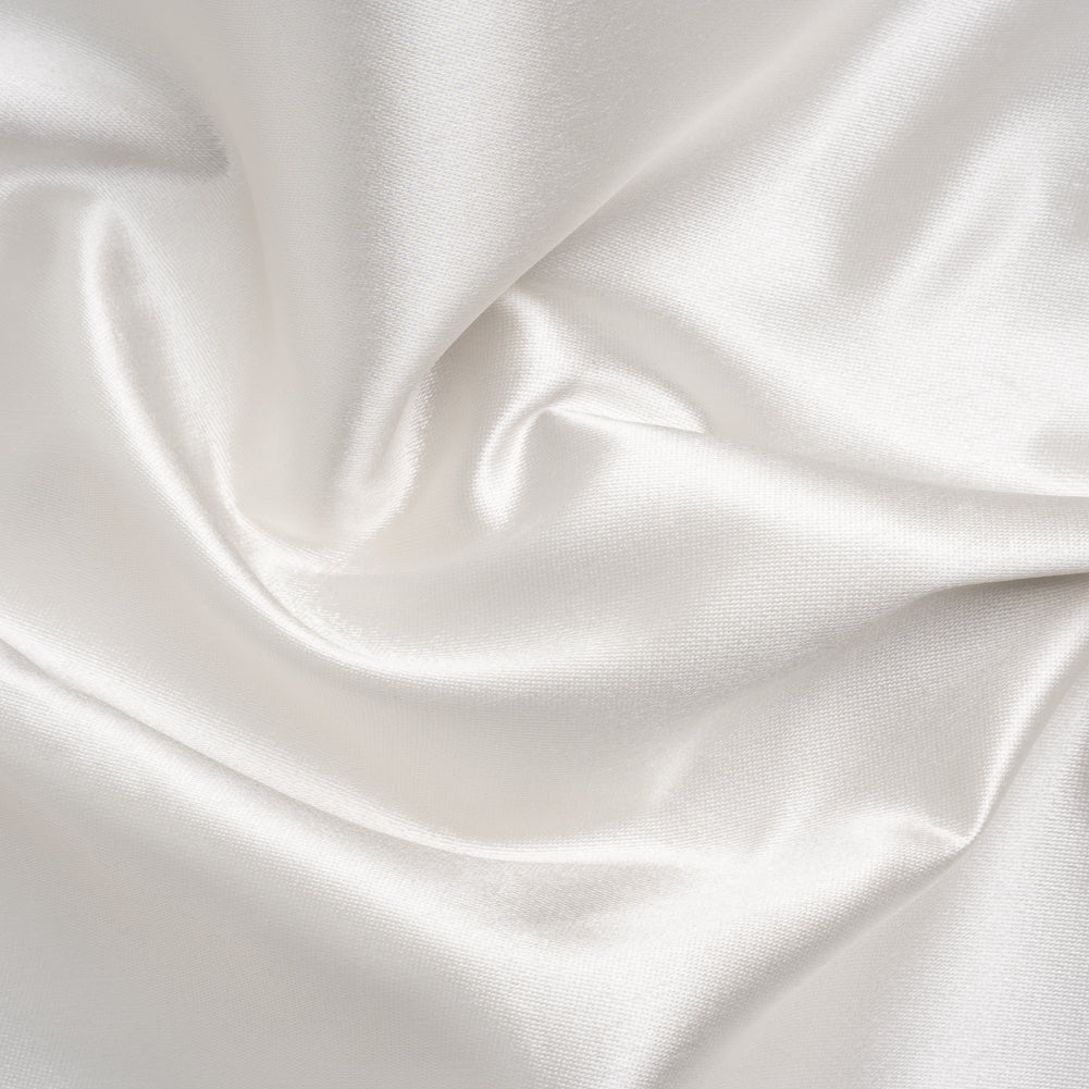 Polyester and Cotton Zibeline - Off White - Drape Polyester and Cotton Zibeline - Off White - Drape