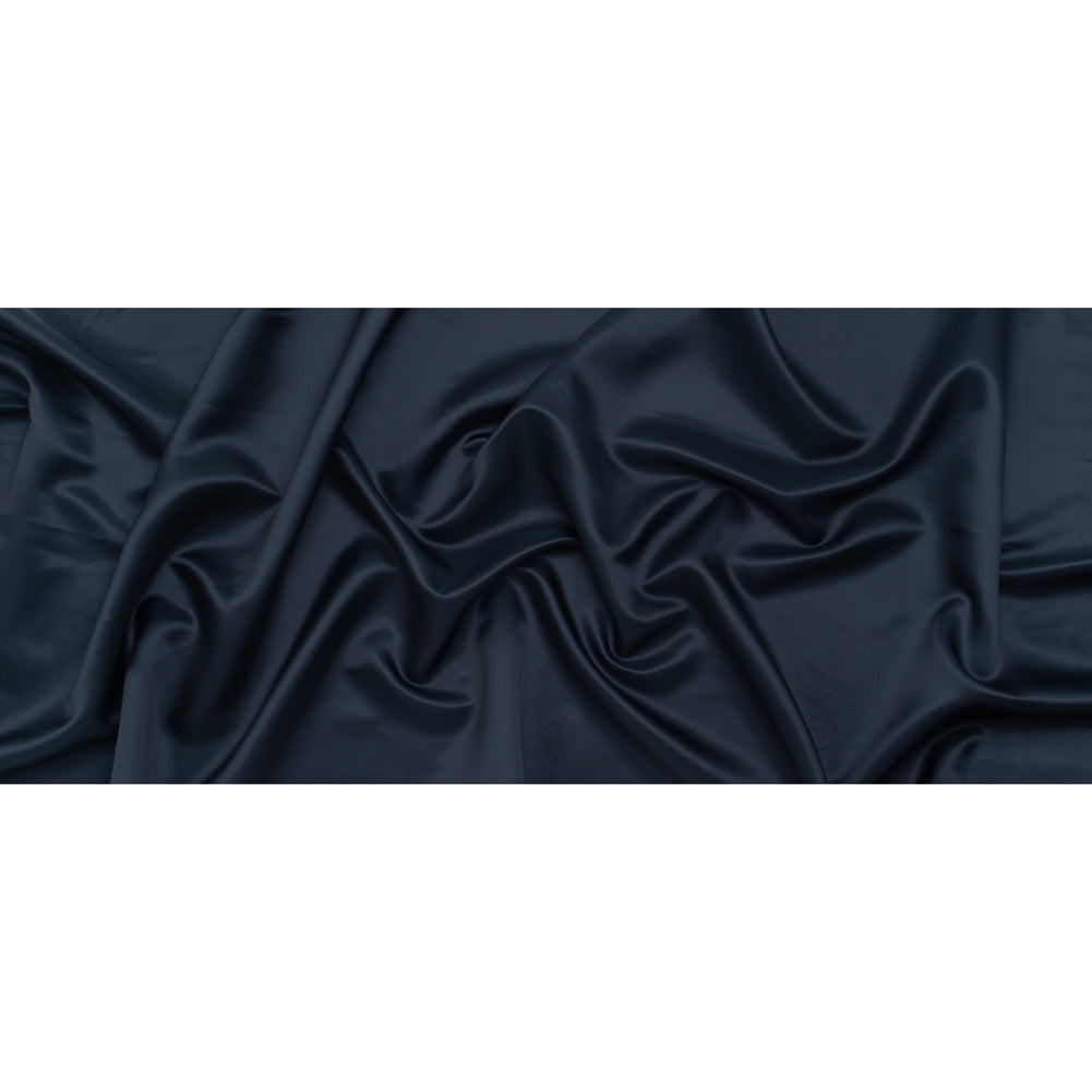 Polyester Twill Lining - Dark Blue - Deadstock - Full Polyester Twill Lining - Dark Blue - Deadstock - Full
