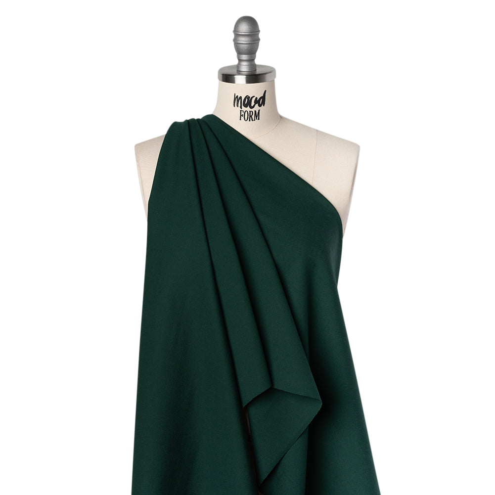 Stretch Ponte Knit - Evergreen - Papilio Collection - Drape Stretch Ponte Knit - Evergreen - Papilio Collection - Drape