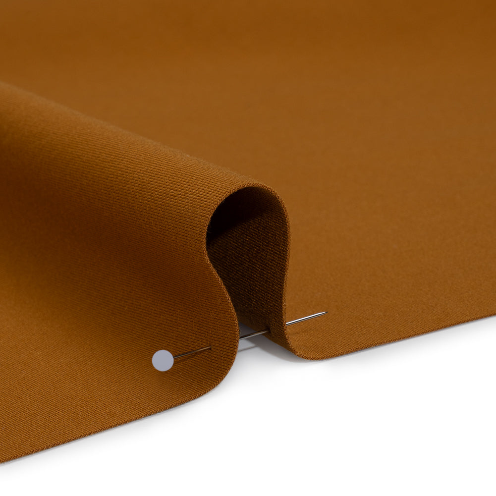 Stretch Ponte Knit - Yellow Ochre - Papilio Collection - Detail Stretch Ponte Knit - Yellow Ochre - Papilio Collection - Detail