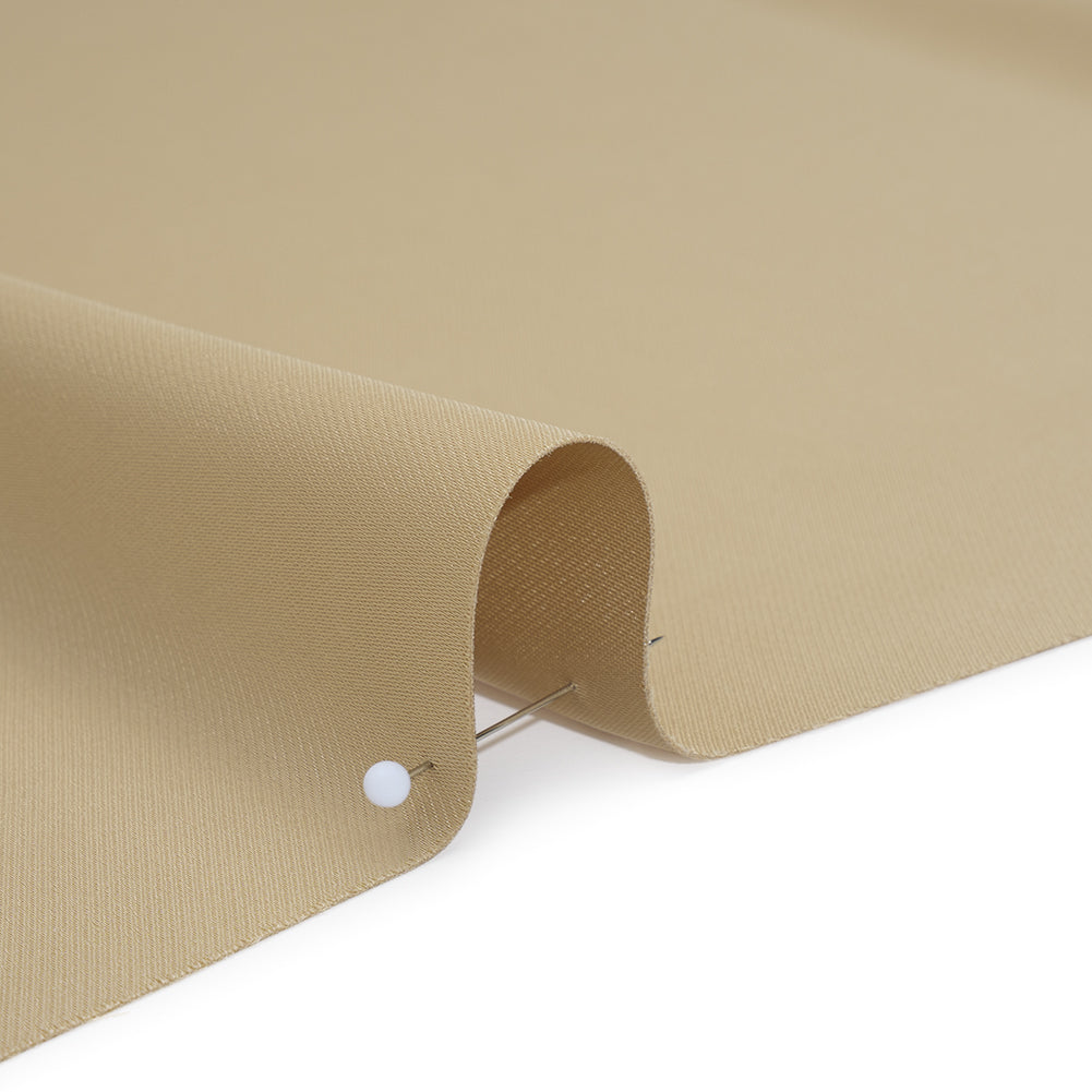 Soft Double Face Polyester Twill - Sesame Beige - Viola Collection Full Soft Double Face Polyester Twill - Sesame Beige - Viola Collection Full