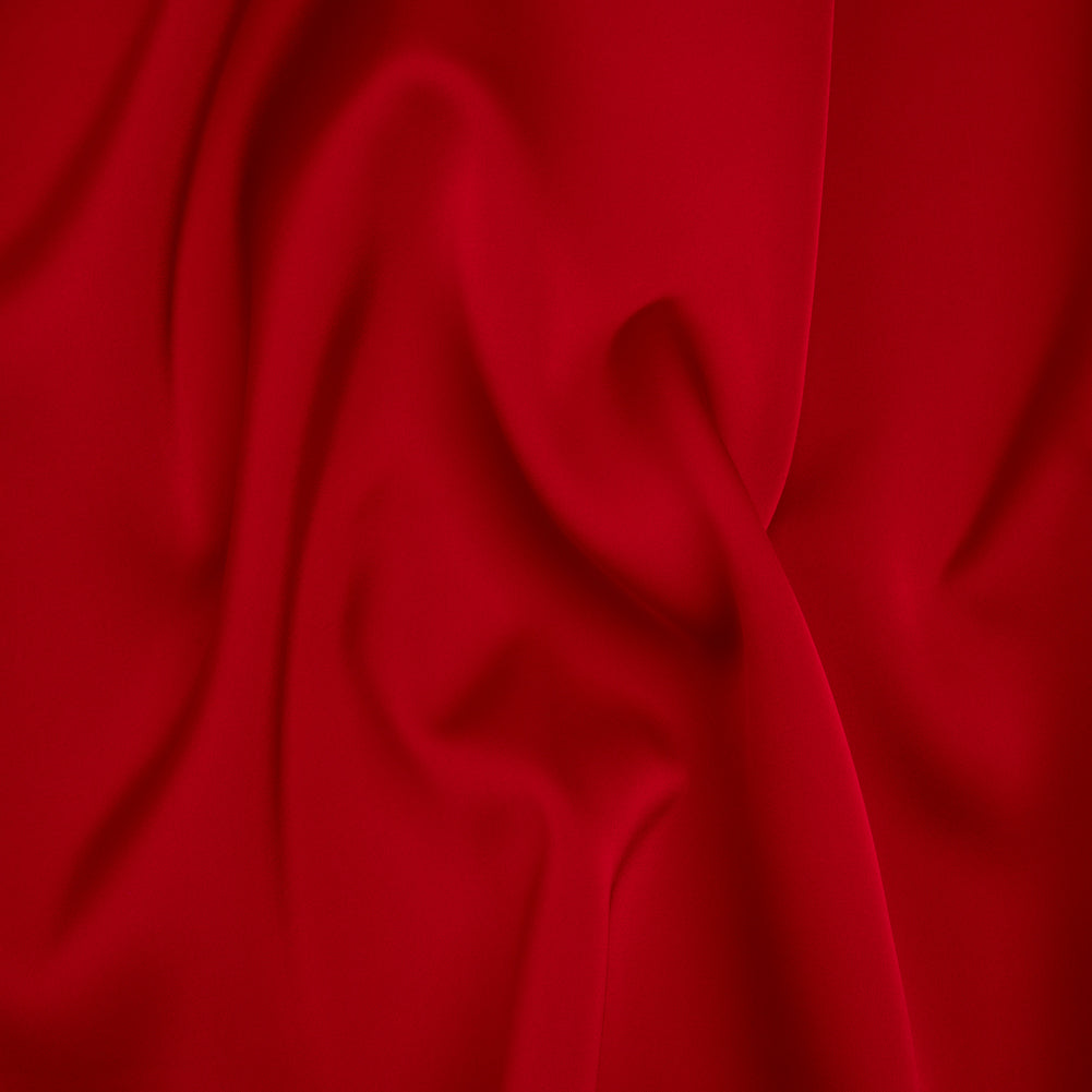 Soft Double Face Polyester Satin - Red - Samantha Collection Soft Double Face Polyester Satin - Red - Samantha Collection