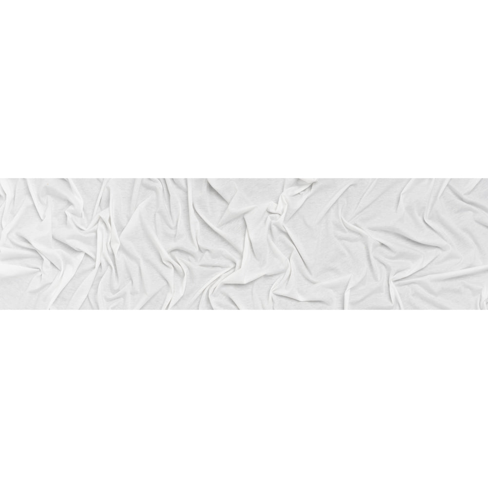 Cotton and Polyester Jersey - Off White - Deadstock - Full Cotton and Polyester Jersey - Off White - Deadstock - Full