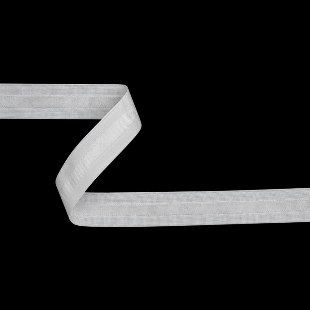 Velvet Stripe Woven Ribbon Trim Made in Italy - 0.75" - Off White Velvet Stripe Woven Ribbon Trim Made in Italy - 0.75" - Off White
