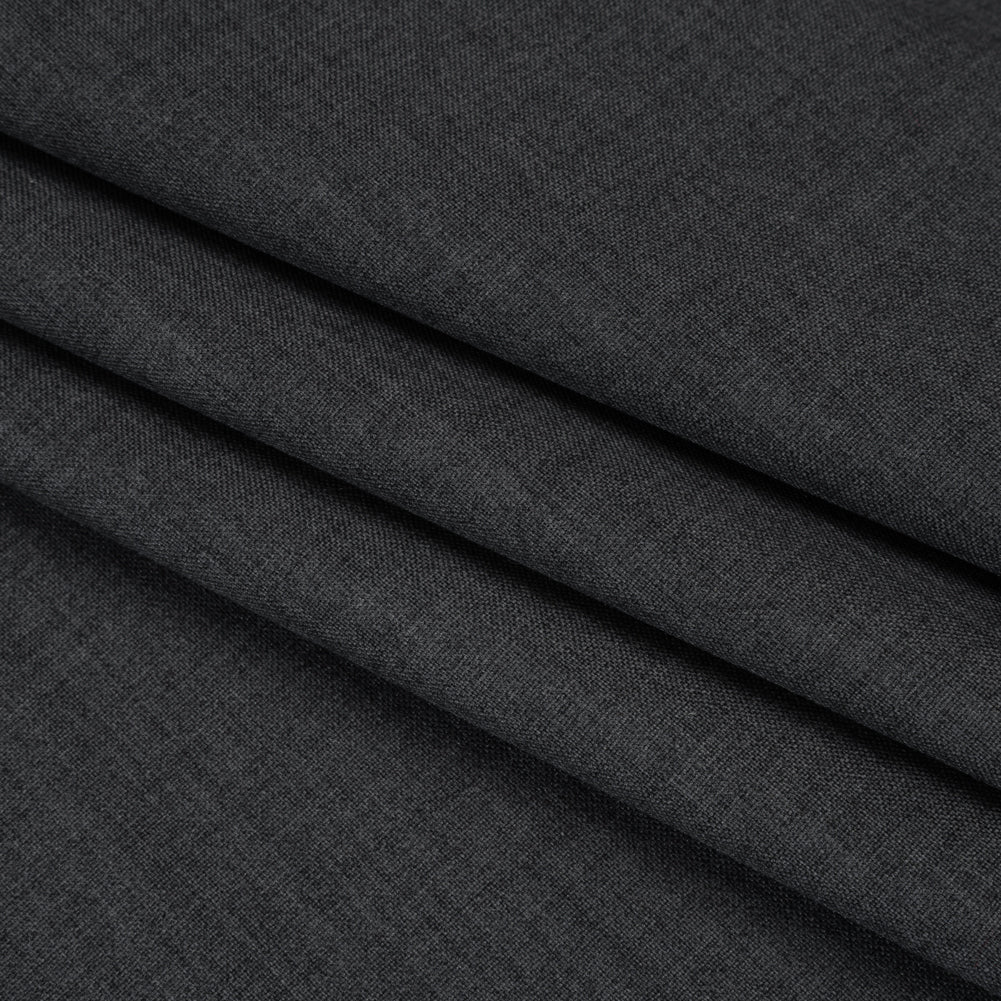 Tropical Wool Blend Suiting - Heathered Gray - Deadstock - Folded Tropical Wool Blend Suiting - Heathered Gray - Deadstock - Folded