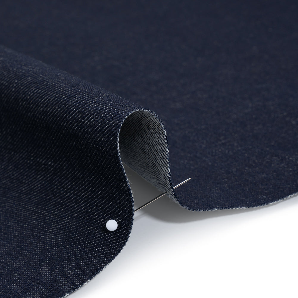 Structured Heavy Cotton Denim - Blue - Deadstock Detail Structured Heavy Cotton Denim - Blue - Deadstock Detail