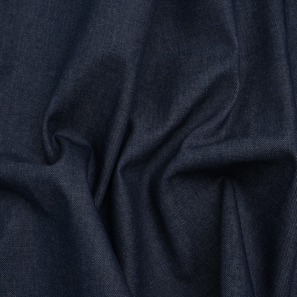 Structured Heavy Cotton Denim - Blue - Deadstock Structured Heavy Cotton Denim - Blue - Deadstock