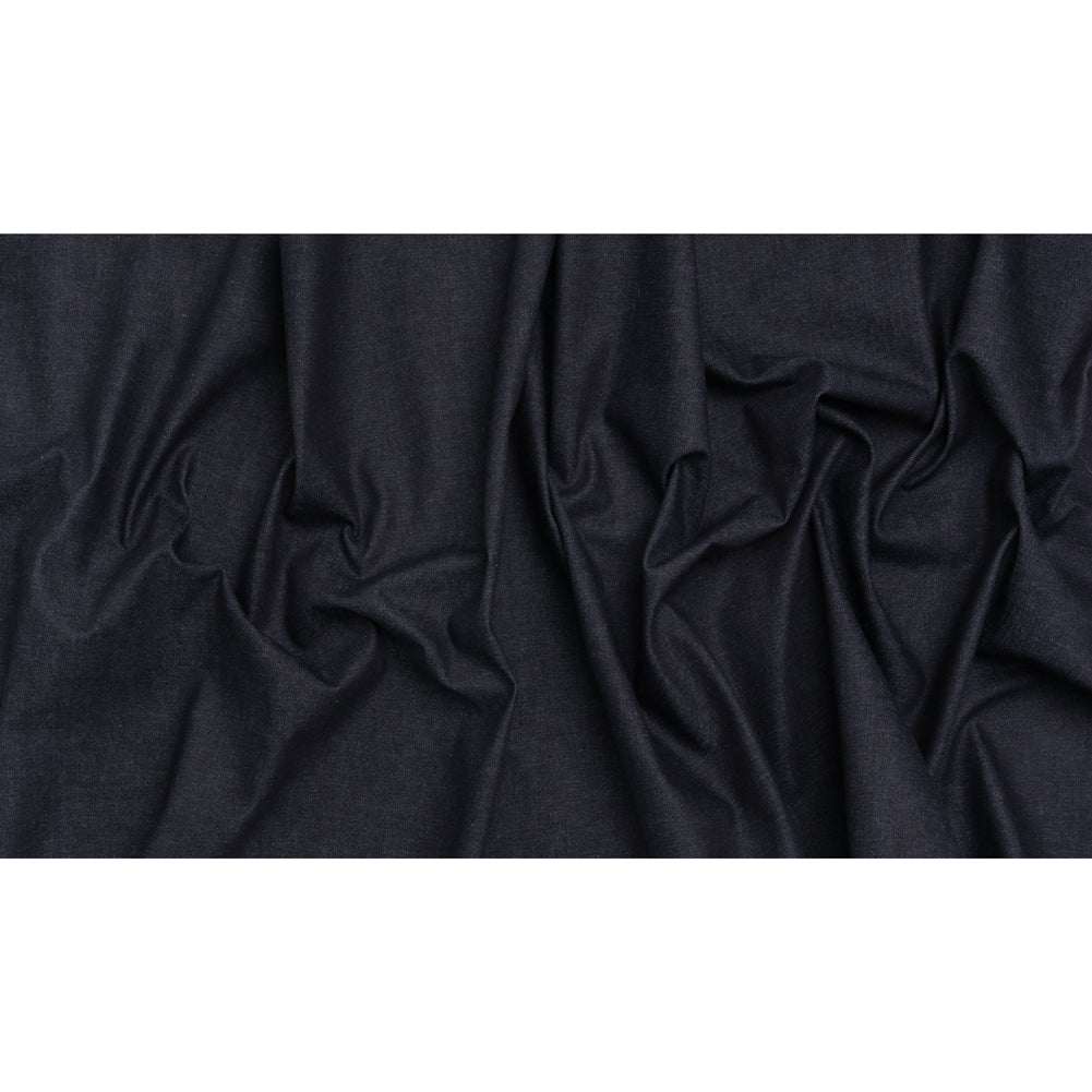 Medium Weight Cotton Denim Twill - Dark Indigo - Deadstock - Full Medium Weight Cotton Denim Twill - Dark Indigo - Deadstock - Full