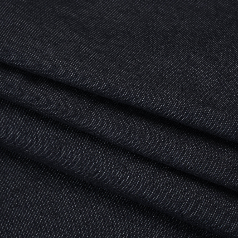 Stretch Cotton Blend Denim - Indigo - Deadstock Folded Stretch Cotton Blend Denim - Indigo - Deadstock Folded