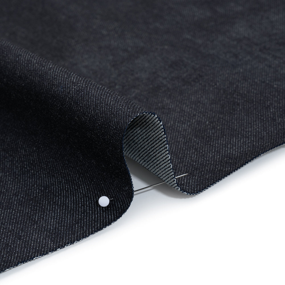 Stretch Cotton Blend Denim - Indigo - Deadstock Detail Stretch Cotton Blend Denim - Indigo - Deadstock Detail